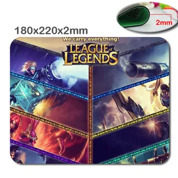 

New Arrival Top Selling Print League of legends High Quality Durable Fashion Computer Gaming Mouse Pad Gamer Play Mats
