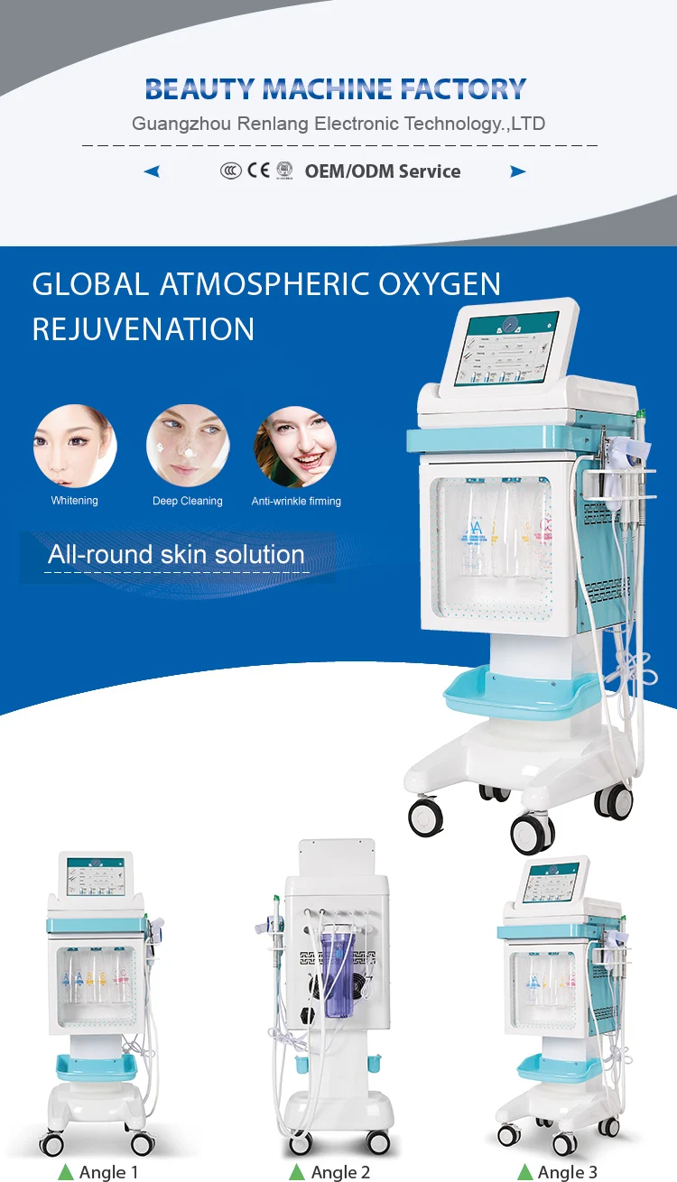 Новые технологии aquapiling глубокая чистая вода и лицевая кислородная струя hydrafacial машина для очистки воды