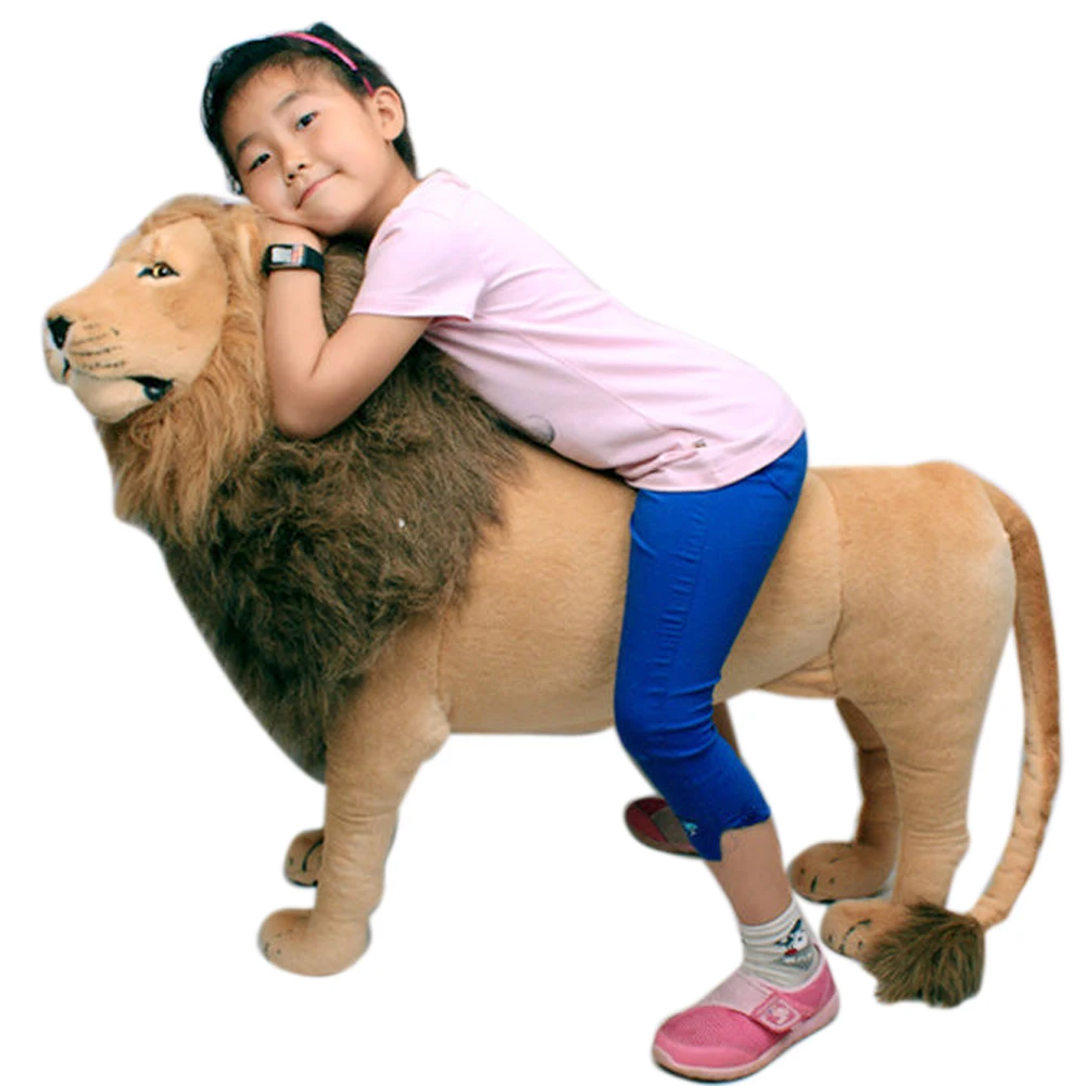 

Fancytrader 43'' / 110cm Plush Biggest Soft Stuffed Simulation Standing The Lion King Toy, Free Shipping FT50177