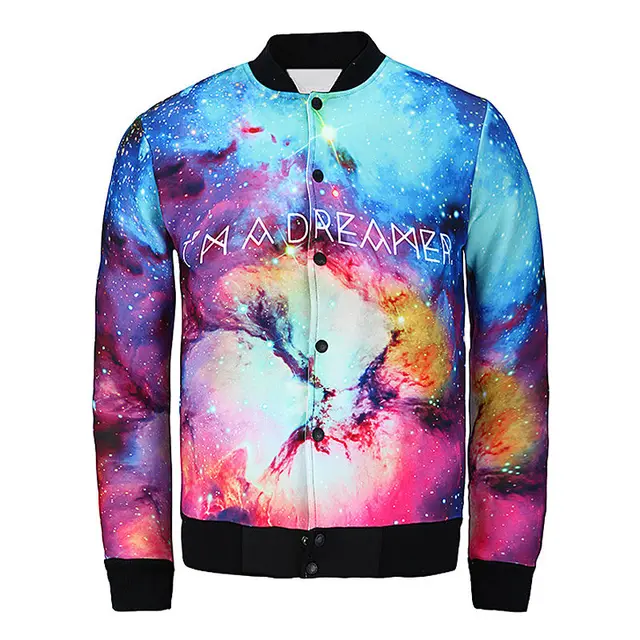 new design men jacket 3d print i am dreamer graphic coat christmas beautiful galaxy jacket space - Christmas Jackets new design men jacket 3d print i am dreamer graphic coat christmas beautiful galaxy jacket space - Christmas Jackets