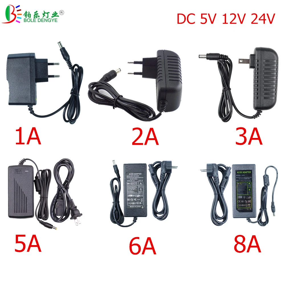12V DC 2A Power Supply Adapter Transformer LED Strip Female Connector Adapter 12V DC 2A Power Supply Adapter Transformer LED Strip Female Connector Adapter
