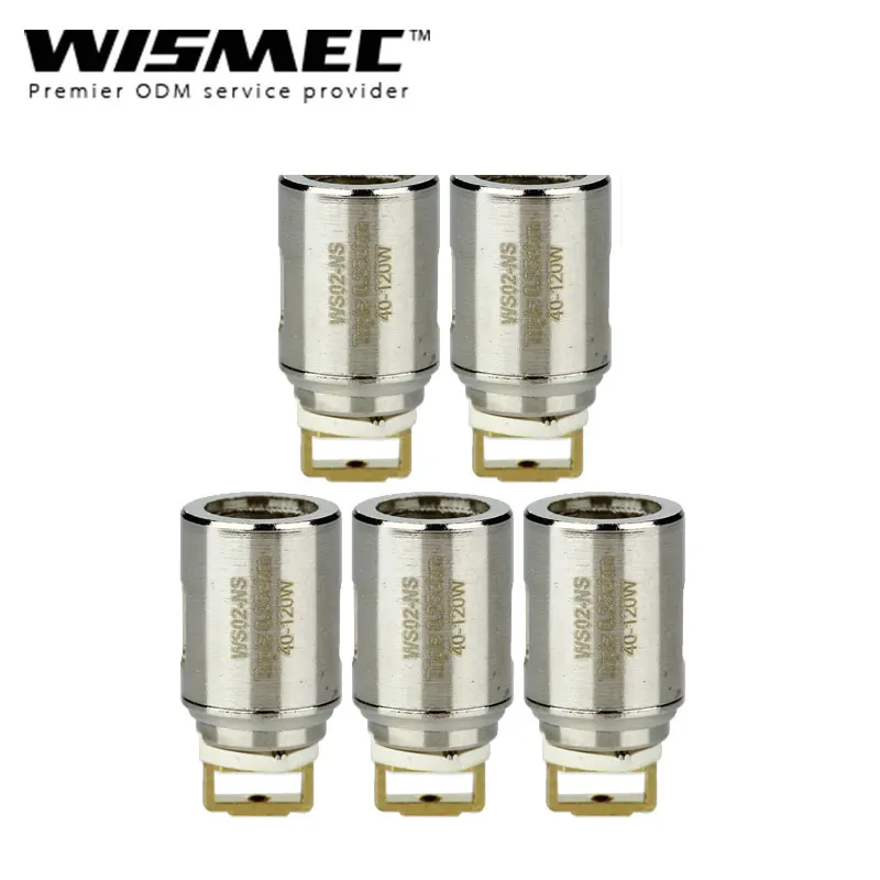 

Original 5pcs WISMEC Elabo Atomizer Coil 0.25ohm NS Triple Head for WISMEC Elabo Atomizer Electronic Cigarette Elabo Coil Head