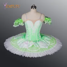 Профессиональный Балетный пачка для взрослых, зеленый, белый цвет, балетное представление, балетная пачка на заказ, балетная пачка, костюмы для классического балета
