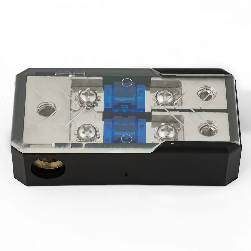 MINI 60A Car Audio Amplifier Circuit Breaker Fuse Holder Stereo Amplifier Refit 1 in 1 out /1 in 2 out 3*0(4)GA IN +2*0(4)GA OUT