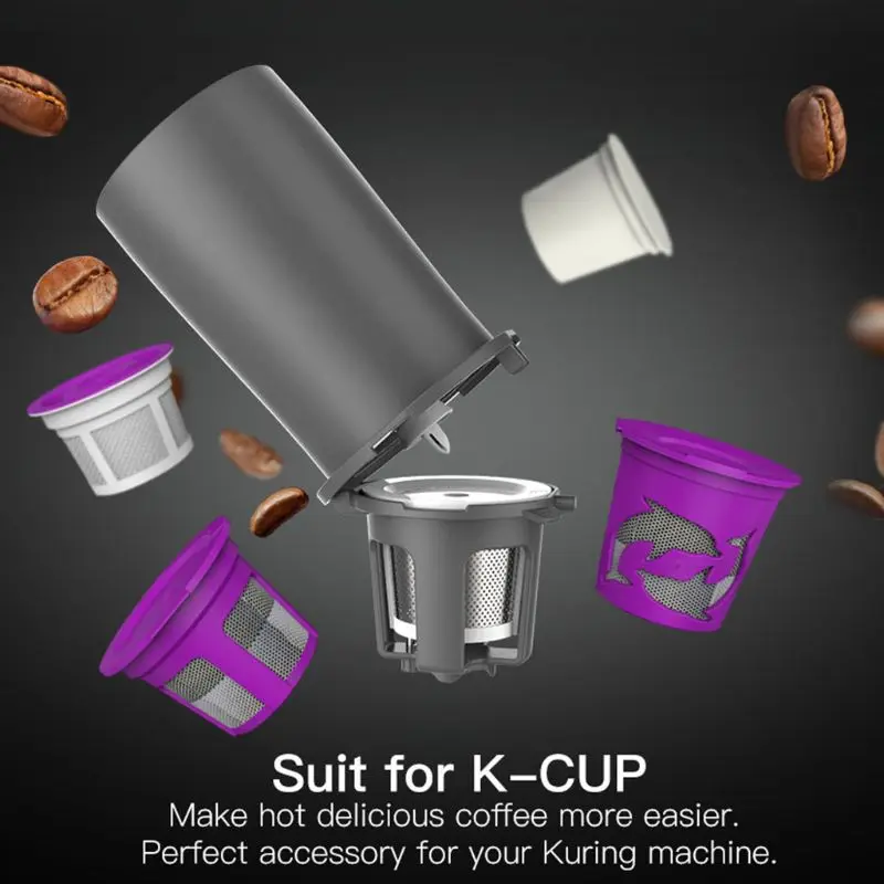 Ручная портативная капельная кофейная кружка, совместимая с K-Cup многоразового использования путешествия Кемпинг на открытом воздухе горячий и холодный
