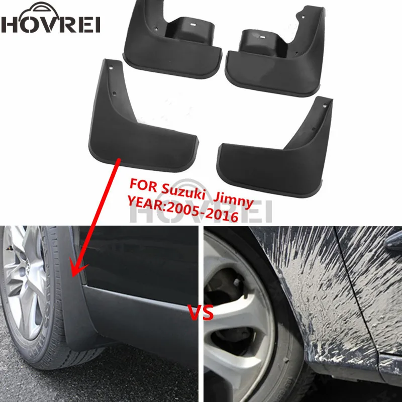 4pcs/set car styling front rear mud flaps splash guard mudguards for