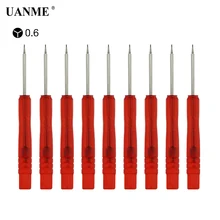 UANME 10 шт./лот мини y-тип 0,6 набор отверток для iPhone 7 8 X инструменты для ремонта сотового телефона