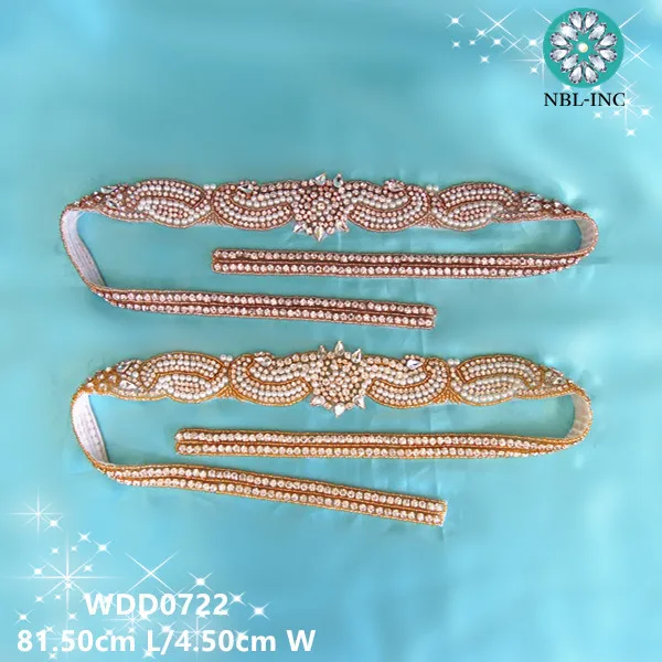 

(30 шт.) оптовая продажа, ручная работа, бисер, свадебный пояс, прозрачные кристаллы, стразы, аппликация, железный пояс для свадебных платьев WDD0722