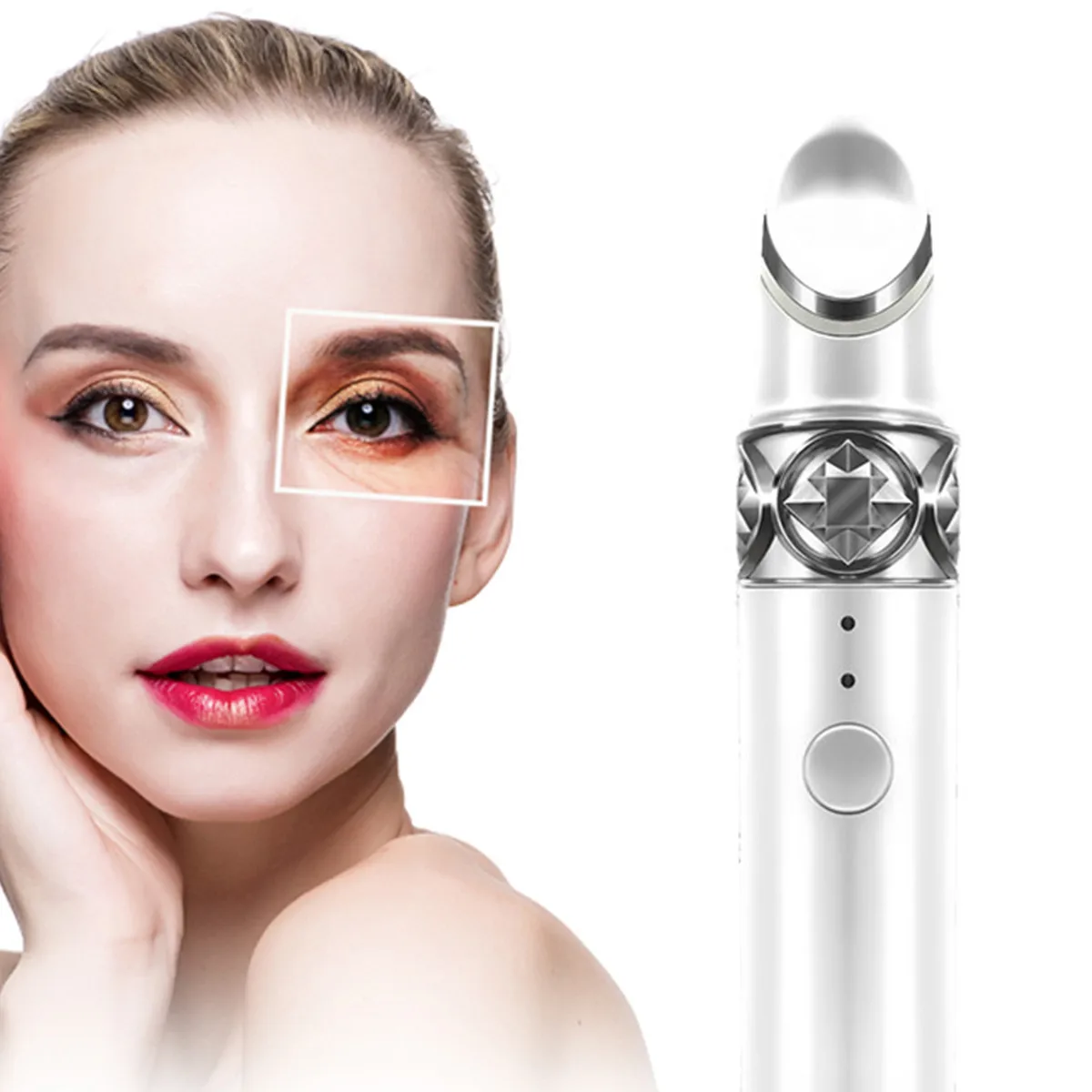 

Eye Massager Soin Visage Lifting Face Anti Wrinkle Dark Circles Puffiness Removal Iontophoresis Micro Vibration Skin Care Tools