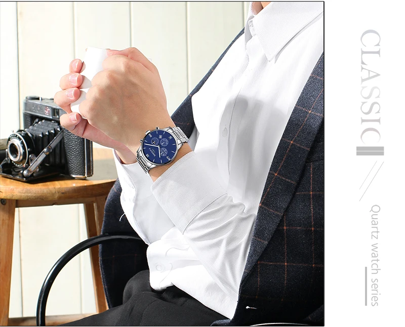 NIBOSI Dress Watch Men Gold 2018 Luxury Brand Men's Watch Waterproof Stainless Steel Famous Wristwatch Man Clock Water Resistant (20)