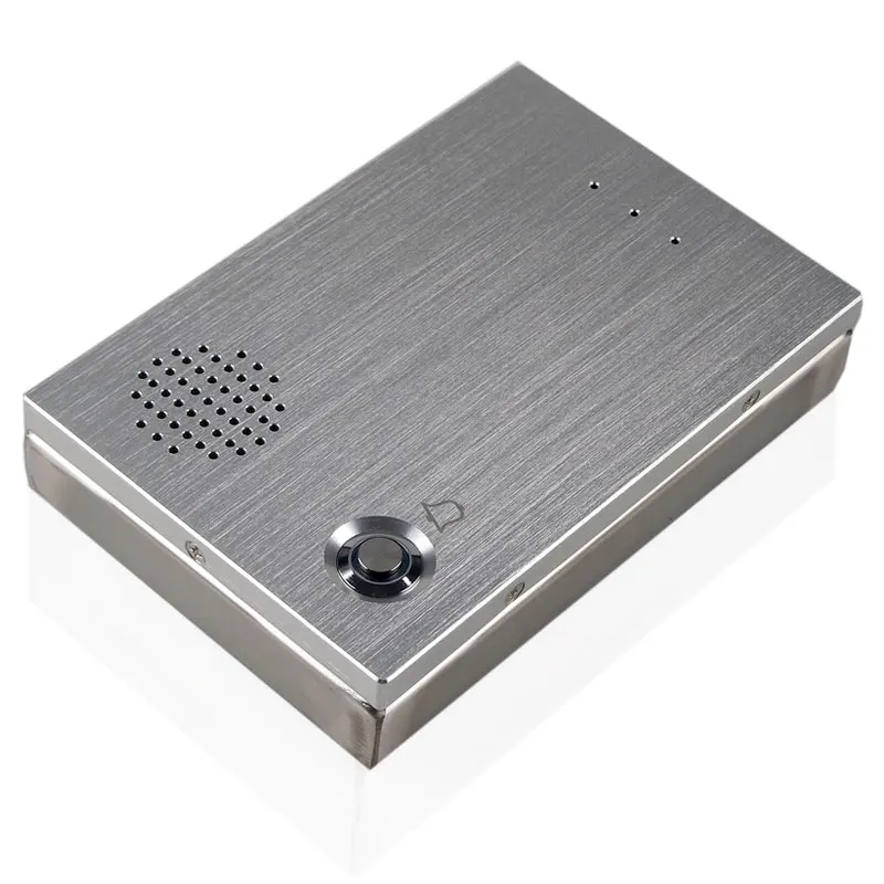 IP55 Водонепроницаемый SIP дверной телефон 12V DC или 48V PoE IAX2 дверь сталь 1 реле|sip door