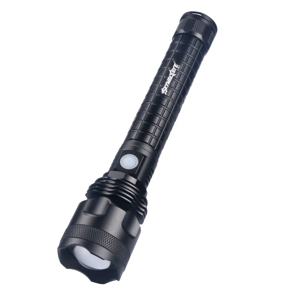 

XH-P50 5 Modes Aluminum Flashlight Zoomable + 26650 Battery Night Hunting Cycling Accessaries Bicycle Headlight Bike Torch DZ50