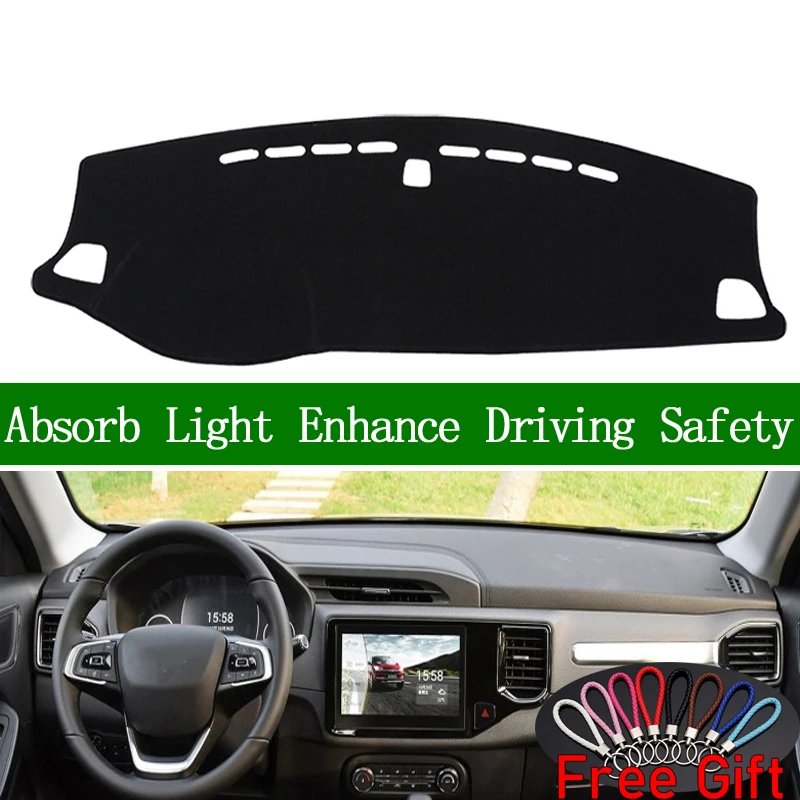 

For CHERY Tiggo 8 5X 2017 2018 2019 Dashboard Cover Sun Shade Non-slip Dash Mat Pad Carpet Car Stickers Interior Accessories