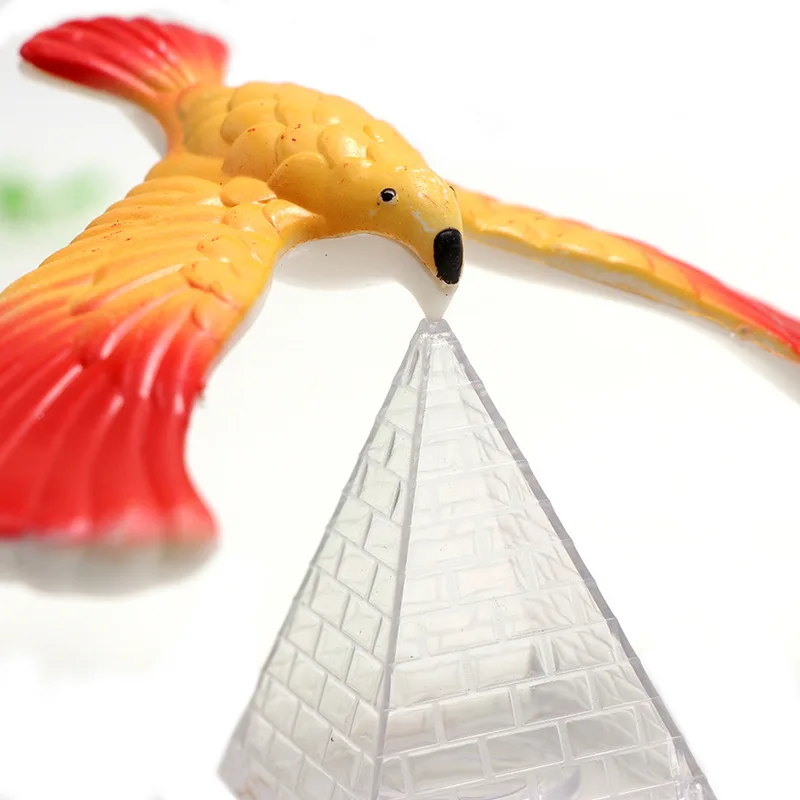 Забавная Волшебная птица балансировка орел с пирамидой стенд стол забавные гаджеты новинка игрушки для детей подарки на день рождения