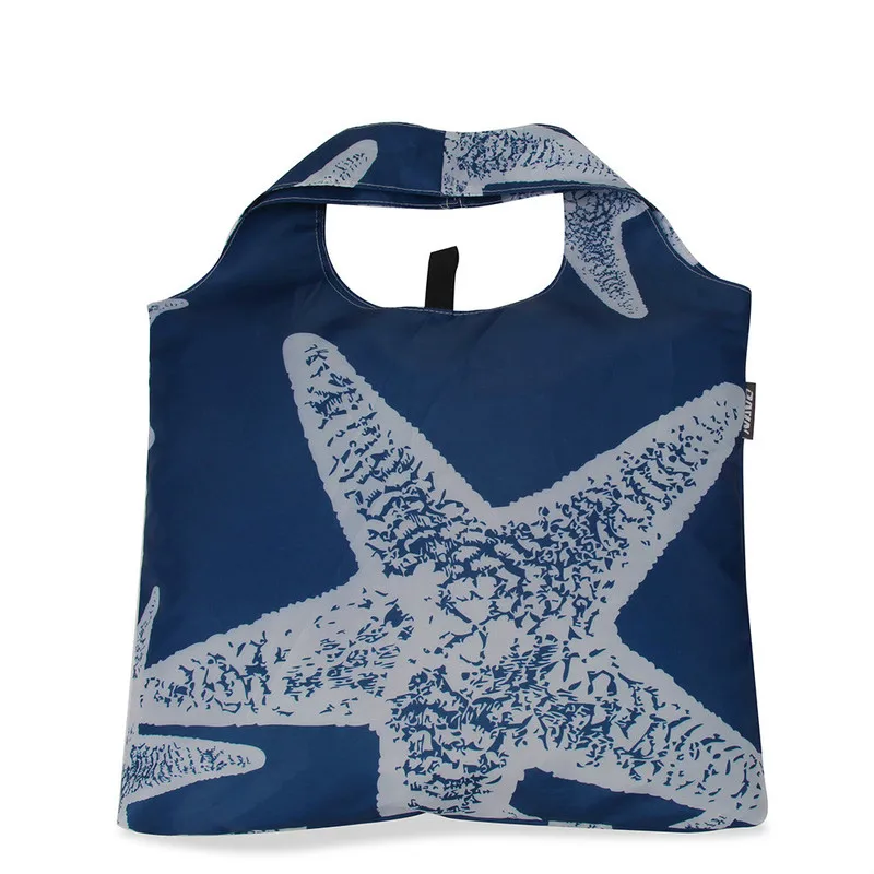 

NAVO Portable folding shopping bag Reusable Eco Bag Polyester Grocery Bags Reusable Handbags Birthday Gift