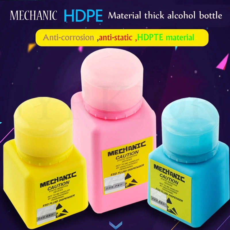 

Jyrkior Thickening Industrial Grade HDPE Plastic Anti-Splash Design Anti-Static Alcohol Bottles