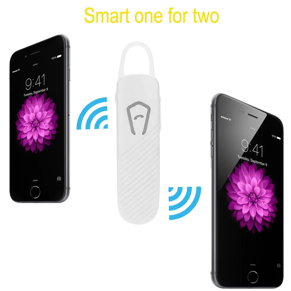 Bluetooth беспроводная гарнитура наушники с микрофоном для iPhone встроенный микрофон