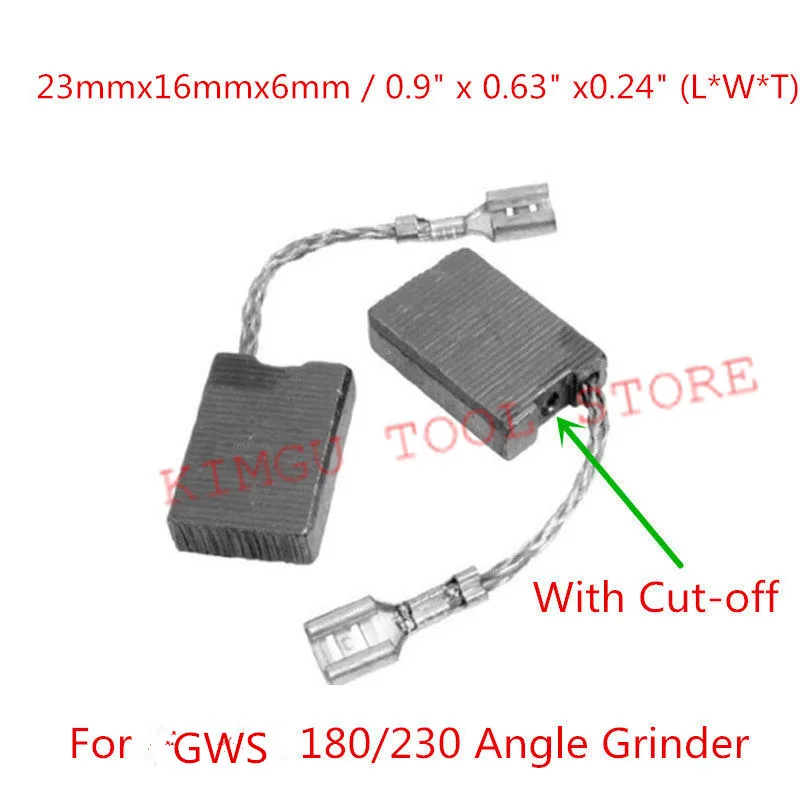 5 пар Замена угольные щетки для bosch GWS20-180JH GWS20-230H GWS20-230 GWS2000-230JH GWS21-180H GWS21-180JHV GWS21-180HV