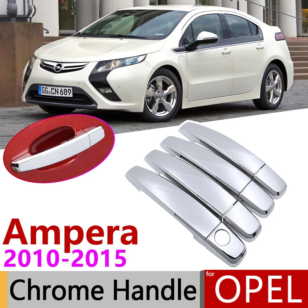 Хромированная накладка на дверную ручку для Chevrolet VOLT Opel Ampera 2010 2015 2011 2012 2013 2014