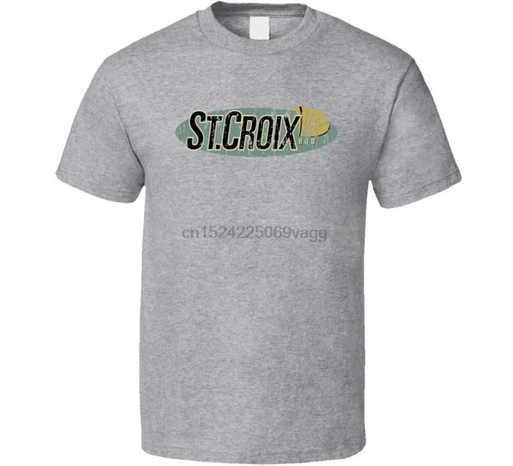 

St. Croix Fishing Lover Products Cool Gift Worn Look T Shirt