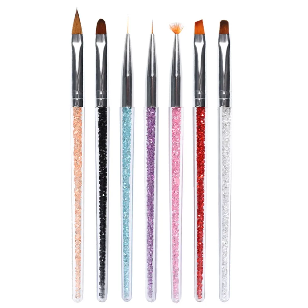 

Nail Art Design Painting Detailing Marbleizing Brushes Striper Dotting Pen Nail Art Tool Set