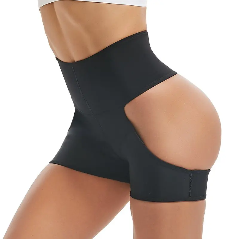 Body Shaping Underwear Strong Tummy Hip Rubber Pants Shapers Body Shaping Hip Pants Ladies High Waist Stretch Pull Pants
