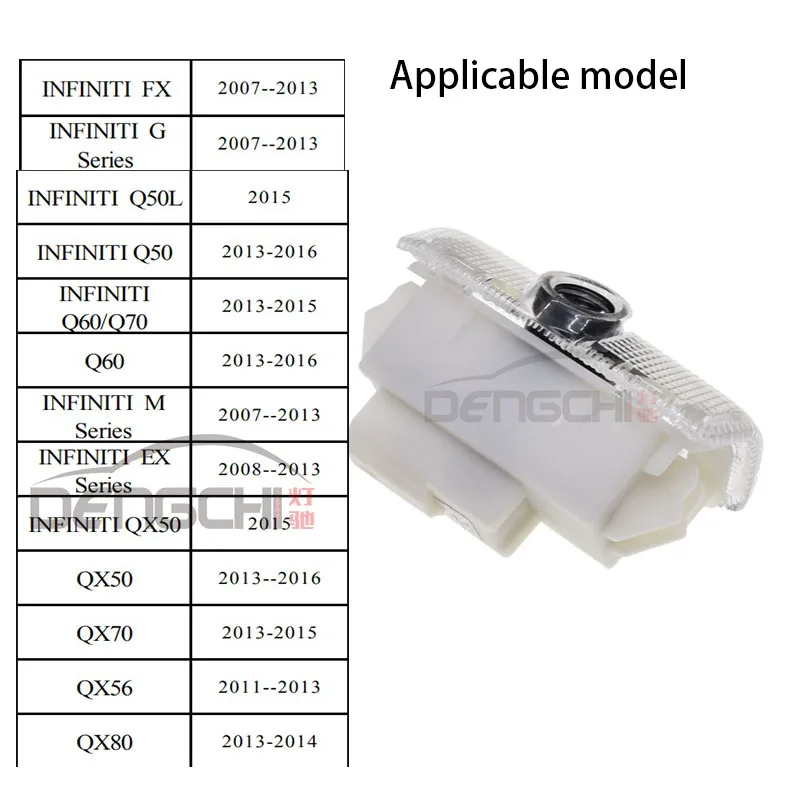 2 шт./партия СВЕТОДИОДНЫЙ Voiture Porte логотип projecteurs светомузыка Fantome эффектом деграде(переход от темного к светомузыка для Infiniti fx35 fx37 f50 g35 g37 qx56 qx60 q50 q35