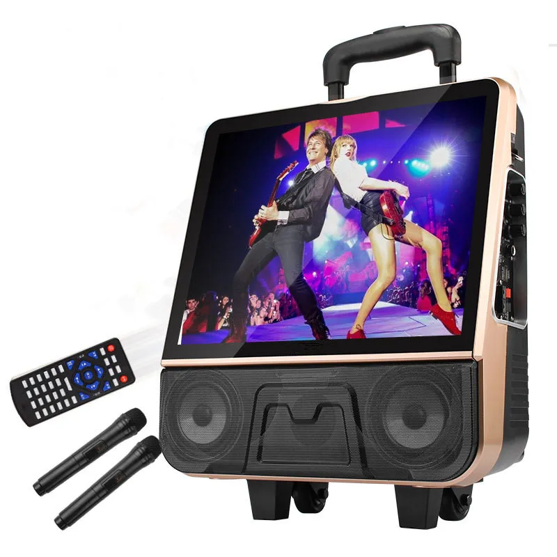 Outdoor portable video audio speaker bluetooth