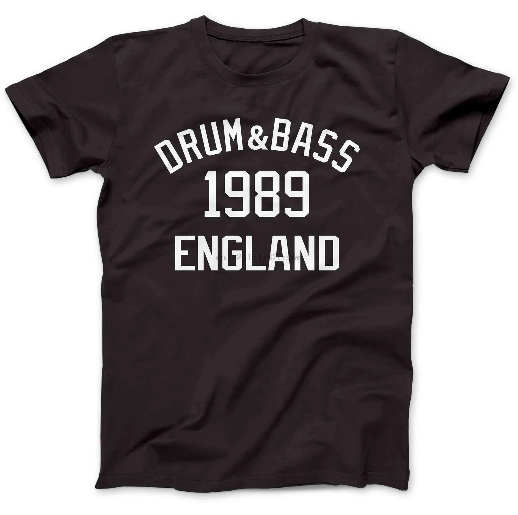 

Style Vintage Tees Funny Short Top Drum Bass Music 1989Goldie Drum N Bass DB O-Neck Mens T Shirt