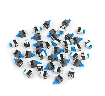 

100 Pcs 7 x 7mm PCB Tact Tactile Push Button Switch Self Lock 6 Pin DIP