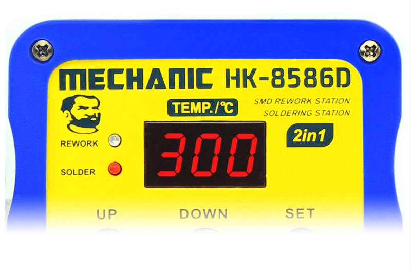 Механика 110 В/220 В 700 Вт HK-8586D 2 в 1 SMD паяльник Термовоздушная паяльная тепловые пушки паяльной станции