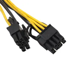 8 дюймов 18 AWG медь безопасный стабильный высокая скорость Трансмиссия PCI-E 6 Pin шунт кабель PCIe PCI Express JQ0327