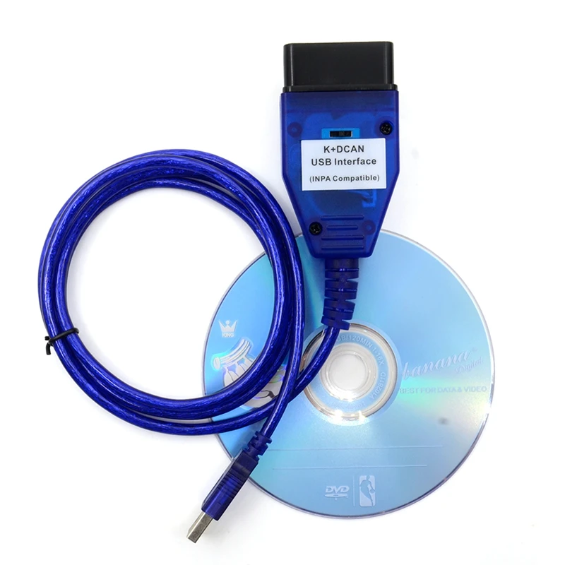 Новое поступление для BMW INPA K + DCAN USB кабель CAN Line с FT232RL или FT232RQ чип Полная