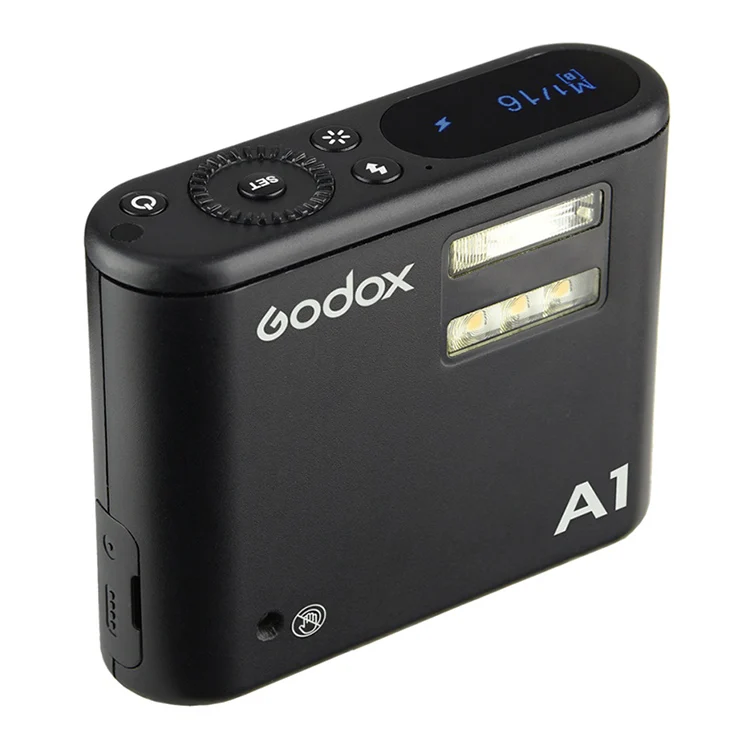 Godox A1 смартфон система вспышки 2,4G Беспроводной Flash триггер постоянный свет с Батарея для iPhone 6s 7 plus