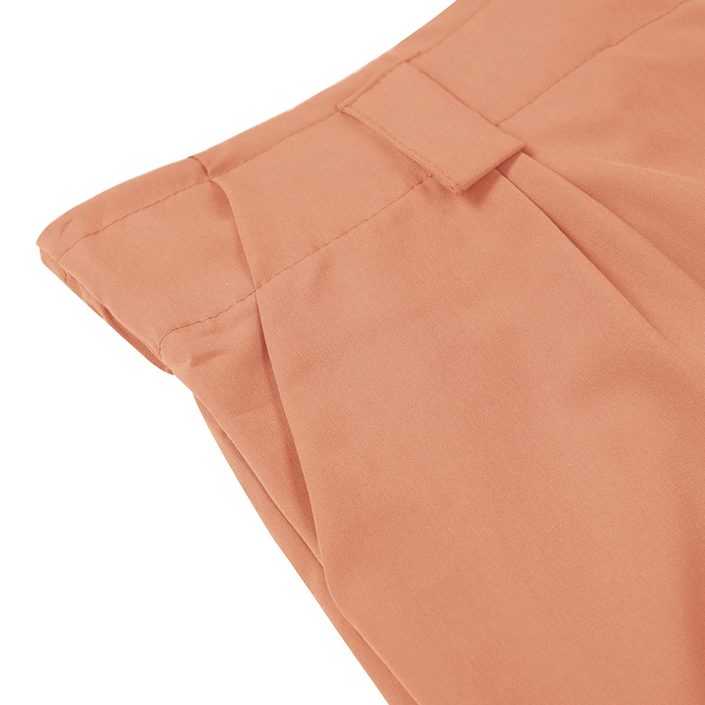 LASPERAL свободные галстук-бабочка оборками Женские Брюки повседневные однотонные Высокая талия пояс карман весна женские брюки женские пояса брюки