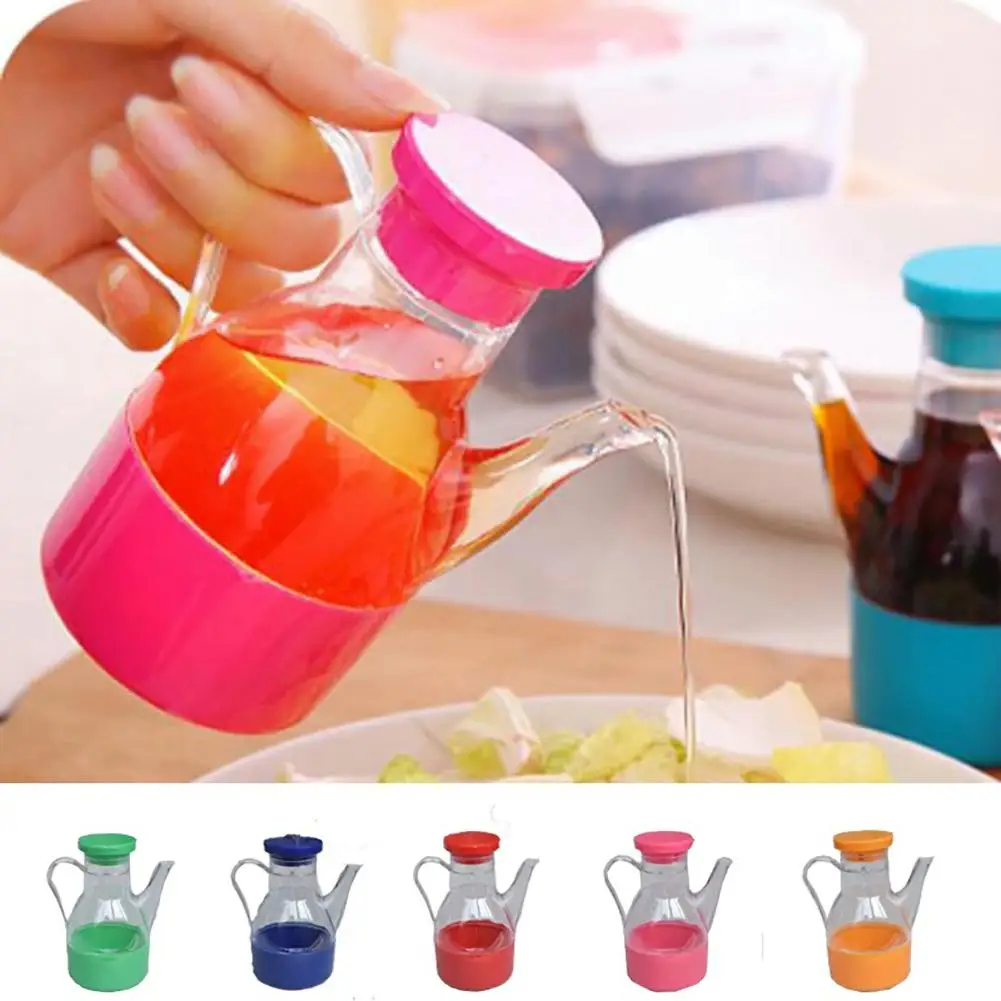 1pc Kitchen Cooking Supplies Leak-proof Oil Vinegar Sauce Bottle Storage Dispenser Kitchen Storage New