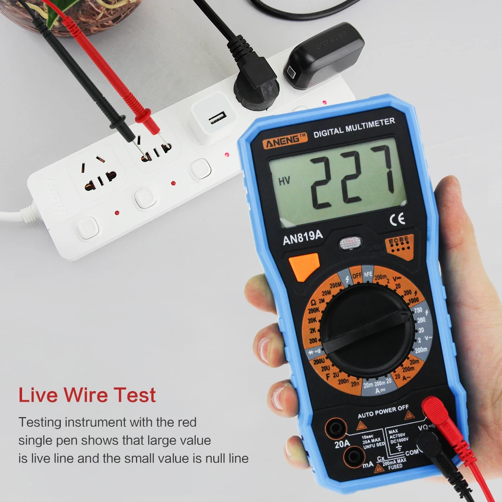 ANENG AN819A Digital Multimeter esr meter true rms digital multimeter tester voltmeter battery tester multimetro richmet