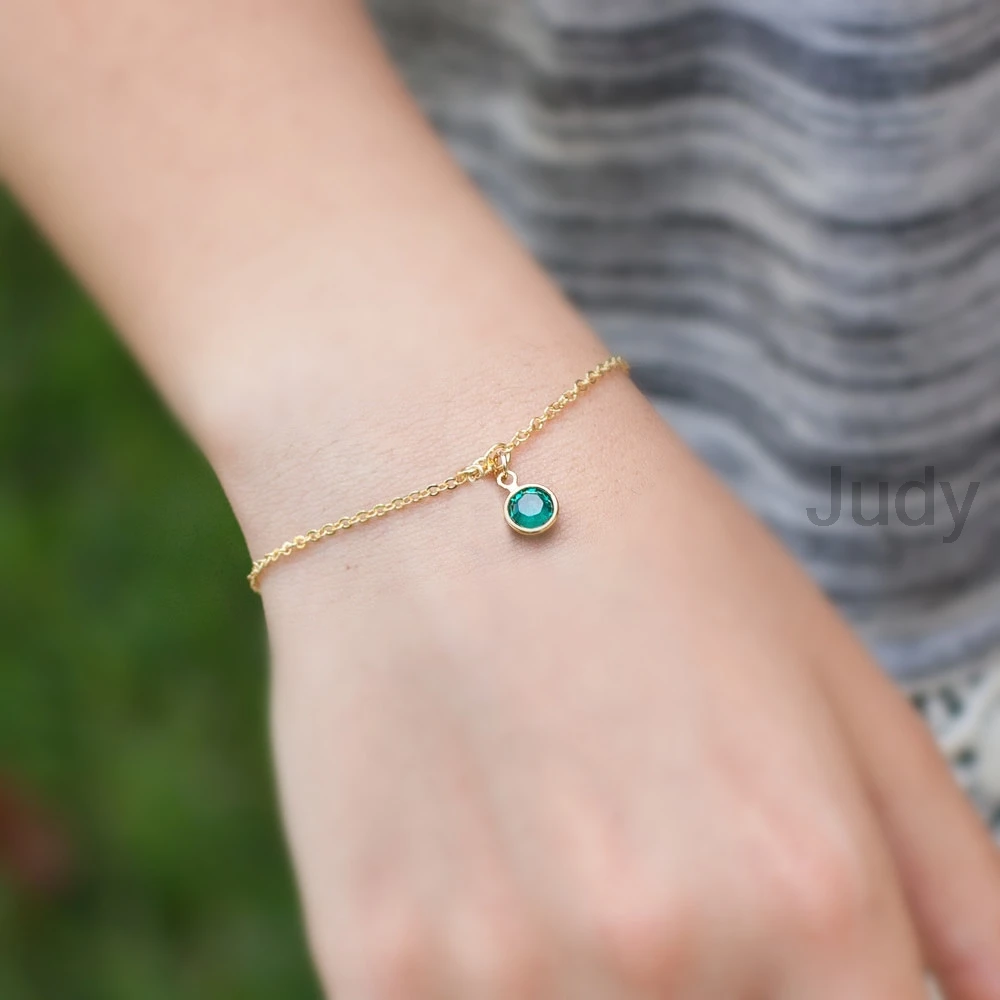 birthstone bracelet for mom