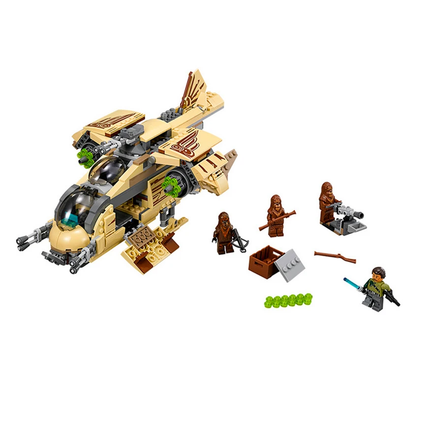 

569Pcs Star Wars 7 Wookiee Gunship War Model Building Block Toys 10377 Educational Gift For Children Compatible Legoing 75084