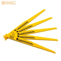 לעיבוד עץ משלוח חינם: הדדיות ראה להב משונן לעיבוד עץ ולוח עץ עם 8inch ו 6TPI מהר חיתוך סאבר ראה 10pc / הרבה (2)