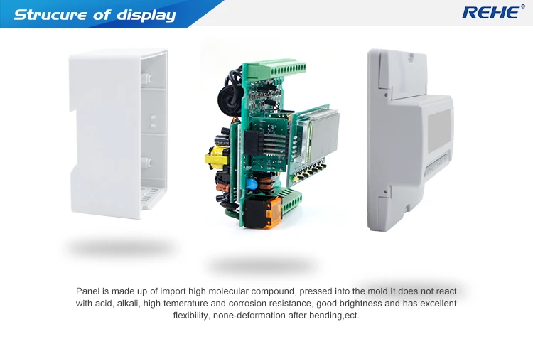 Intelligent multifonctions 3P three-phase LCD Digital Network Power Meter 96*96mm