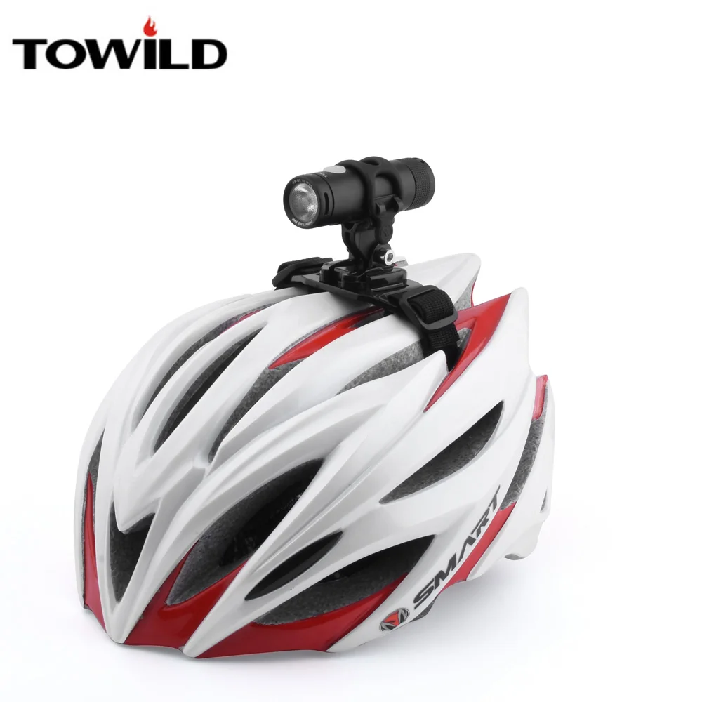 TOWILD Scheinwerfer Helm Montieren Streifen Fahrrad MTB Bike Lichter Halter Radfahren Universal Teile Zubehör Günstig