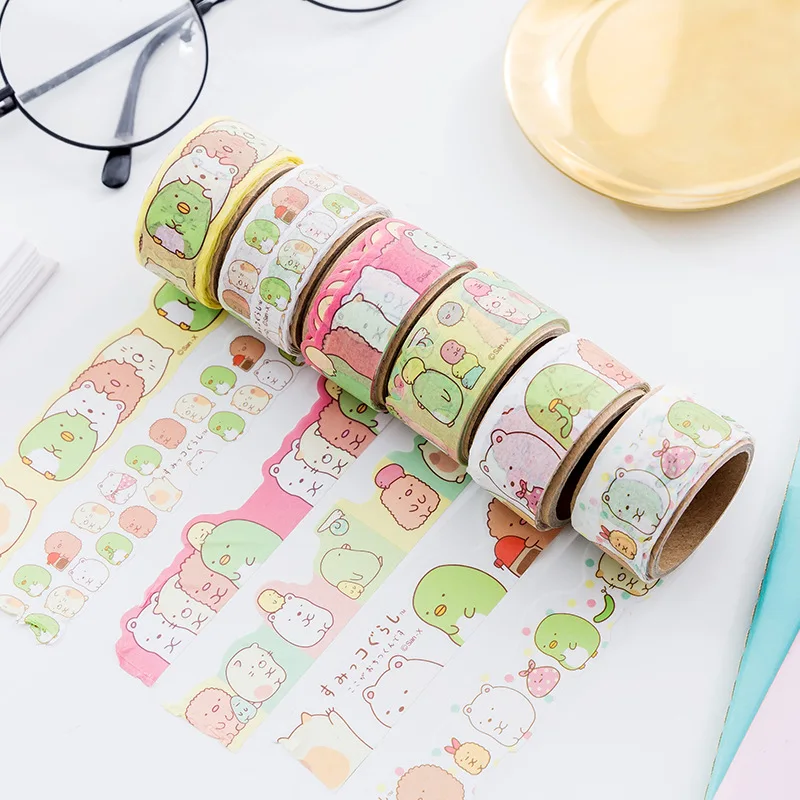 Love Sumikko Gurashi декоративная васи лента наклейка сделай сам скрапбукинг маскирующая