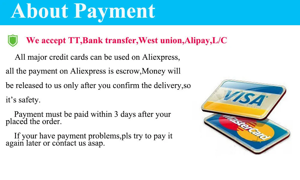 New payment