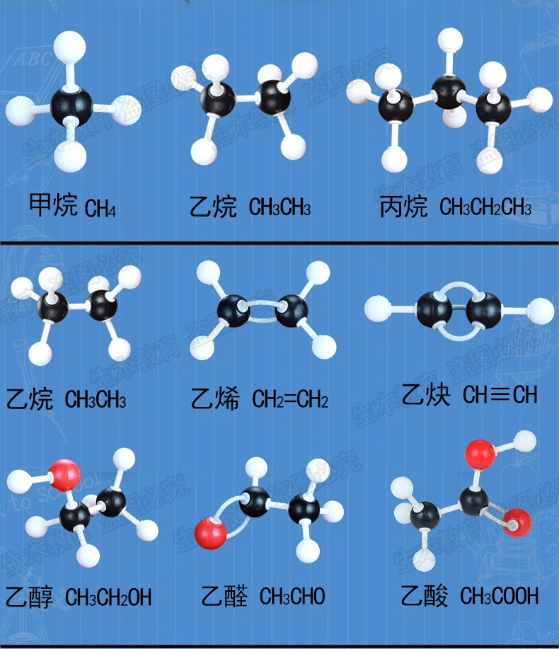 Химическая Органическая молекулярная структура модель средняя школа химический эксперимент оборудование студенческий шар палочка масштабная модель