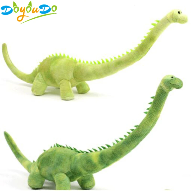 1pcs 80cm Simulation Green Long Neck Dinosaur Plush Toy Kids
