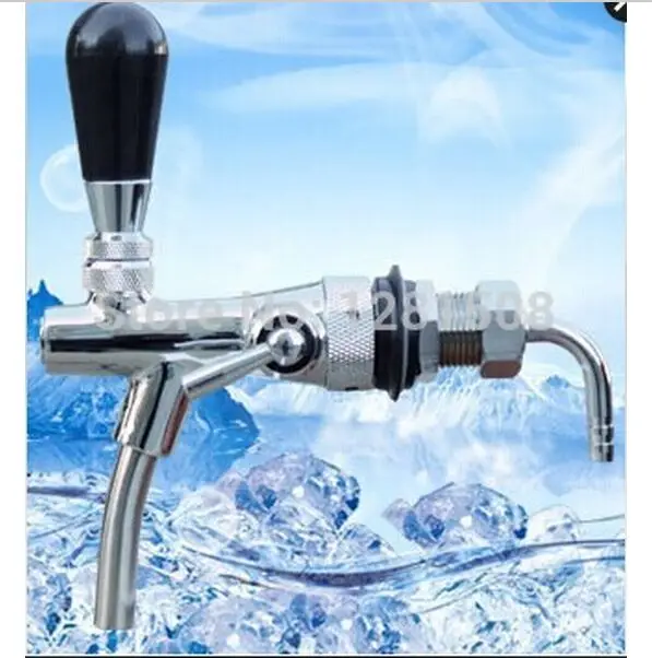 

Draft Beer tap faucet G5/8 Adjustable Faucet with Chromeplating Keg Tap Spout Homebrew Beer
