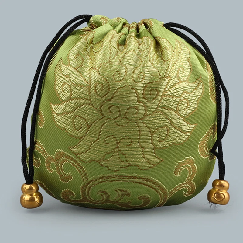 5 шт. мини многоразовая парчовая сумка ручной работы на шнурке Подарочная сумка для хранения китайская шелковая парчовая сумка дамские сумки для ювелирных изделий - Цвет: A10