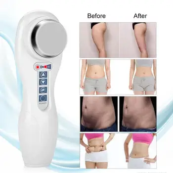 

Handheld Face Beauty Machine LED Ultrasonic Body Slimming Anti Cellulite Wrinkles Smoothing