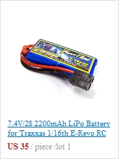 6,4 V 2S 900mAh аккумулятор большой разъем Tamiya для радиоуправляемой модели Багги грузовика Truggy гоночный автомобиль катер